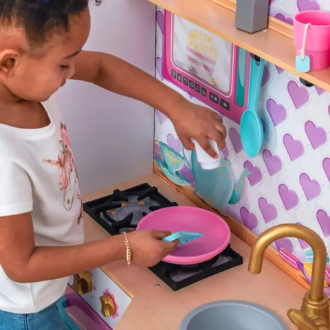 Kidkraft Sweet Snack Time Cart & Play Kitchen - www.toybox.ae