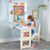 Arches Floating Wall Desk & Chair - White - www.toybox.ae