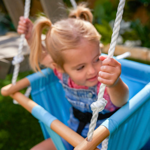 Kidkraft First Play Wooden Swing Set - www.toybox.ae