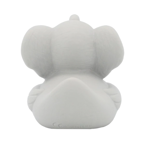 Lilalu-Bath Toy-Elephant Duck -Grey - www.toybox.ae
