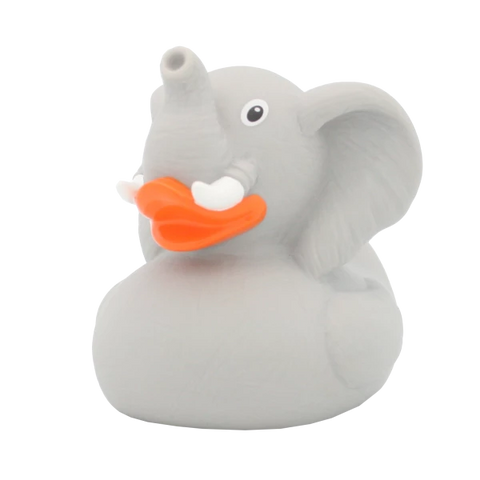 Lilalu-Bath Toy-Elephant Duck -Grey - www.toybox.ae