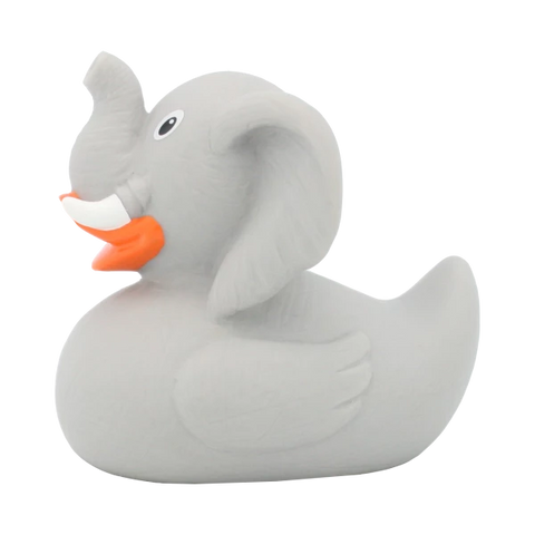 Lilalu-Bath Toy-Elephant Duck -Grey - www.toybox.ae