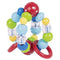 Touch ring elastic ball, red pearl wiht white spots - www.toybox.ae