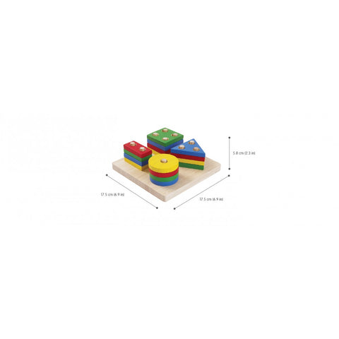 Geometric Sorting Board - www.toybox.ae