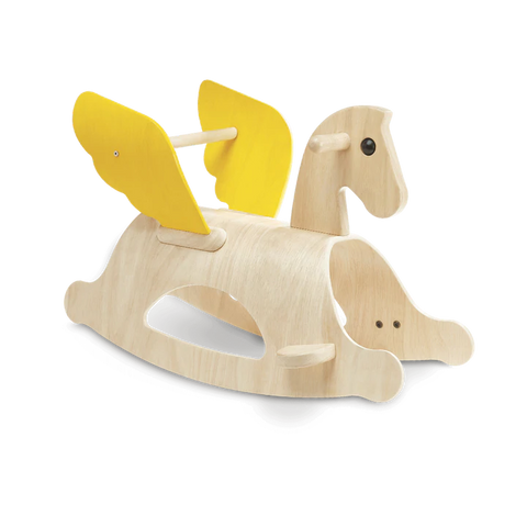 Plantoys Wooden Rocking Pegasus - www.toybox.ae