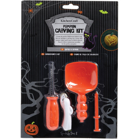 SPOOKLY DOES IT PUMKIN CARVING SET - www.toybox.ae