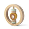 Wooden round rattle - Mr. Lion - www.toybox.ae