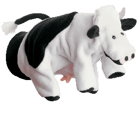HANDPUPPET "COW" - www.toybox.ae