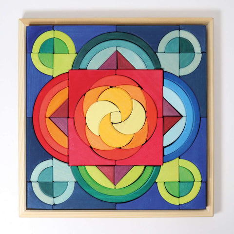 GRIMM'S | Building Set Arcs in Squares | Age 5+ | TOY BOX