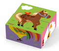 Viga 4pcs 6-side Cube Puzzle - Farm Animals - www.toybox.ae