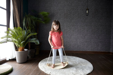 Plantoys Wooden Balance Board - www.toybox.ae