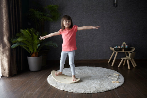 Plantoys Wooden Balance Board - www.toybox.ae