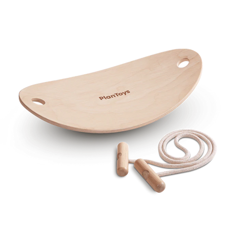 Plantoys Wooden Balance Board - www.toybox.ae