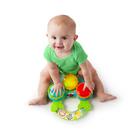 Bright Starts - Safari Beats Musical Drum Toy with Lights