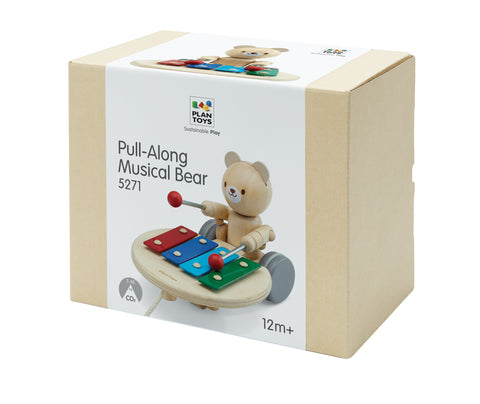 Pull-Along Musical Bear - www.toybox.ae