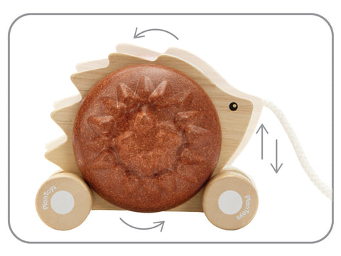 Pull - Along Hedgehog - Brown - www.toybox.ae