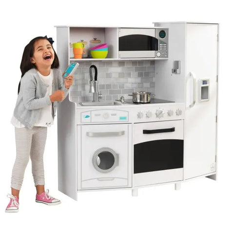 KidKraft Large Play Kitchen White - www.toybox.ae