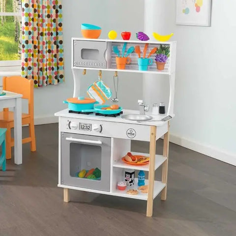 Kidkraft All Time Play Kitchen With Accessories - www.toybox.ae