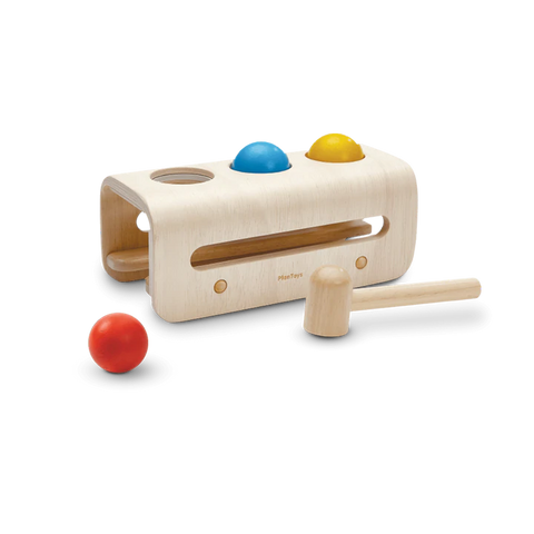 Plantoys Wooden Hammer Balls - www.toybox.ae