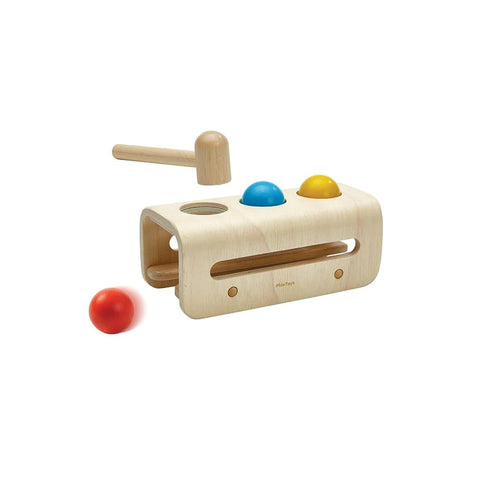 Plantoys Wooden Hammer Balls - www.toybox.ae