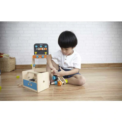 Plantoys Wooden Construction Set - www.toybox.ae