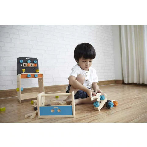 Plantoys Wooden Construction Set - www.toybox.ae