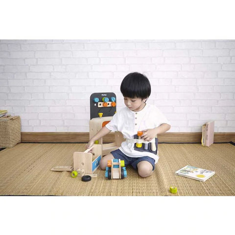 Plantoys Wooden Construction Set - www.toybox.ae