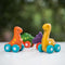 Plantoys Wooden Dino Car - Diplo - www.toybox.ae
