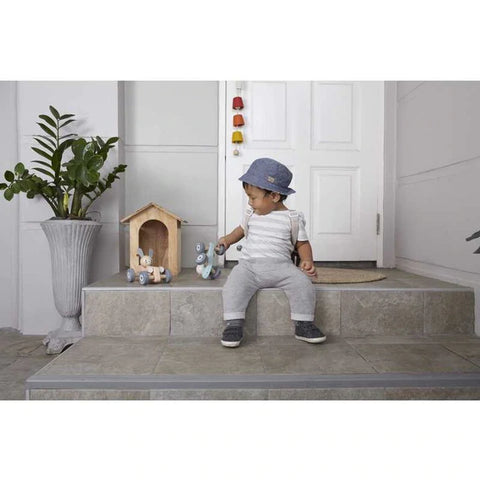 Plantoys Wooden Bunny Racing Car - www.toybox.ae