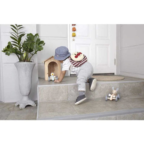 Plantoys Wooden Bunny Racing Car - www.toybox.ae