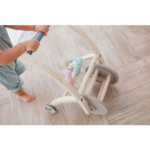 Plantoys Wooden Woodpecker Walker - www.toybox.ae