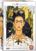 EuroGraphics Self-Portrait W/Thorn Necklace & Hummingbird By Frida Kahlo 1000 Pieces Puzzle - www.toybox.ae