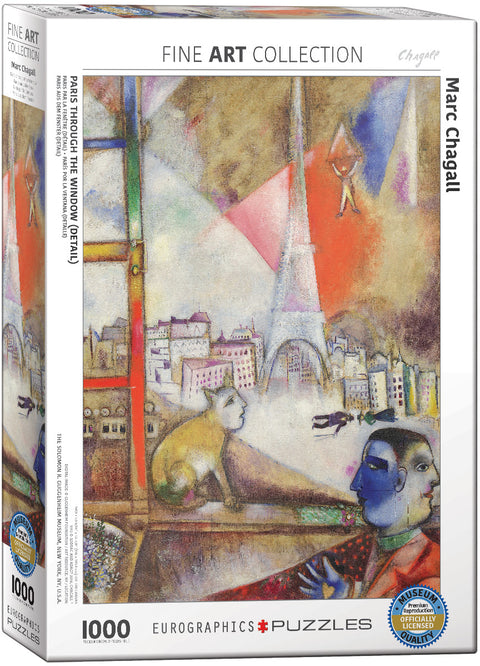 EuroGraphics Paris through the Window (Detail) 1000 Pieces Puzzle - www.toybox.ae