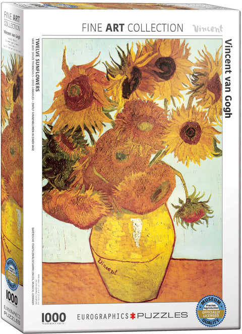 EuroGraphics Twelve Sunflowers 1000 Pieces Puzzle - www.toybox.ae