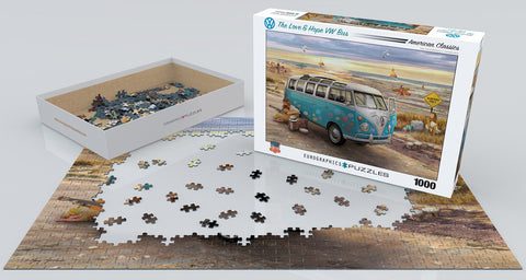 EuroGraphics The Love & Hope Vw Bus 1000 Pieces Puzzle - www.toybox.ae