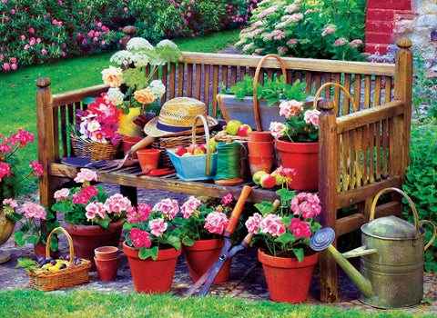Eurographics Garden Bench - 1000 Pcs Puzzle - www.toybox.ae