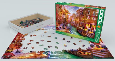EuroGraphics Sunset Over Venice 1000 Pieces Puzzle - www.toybox.ae