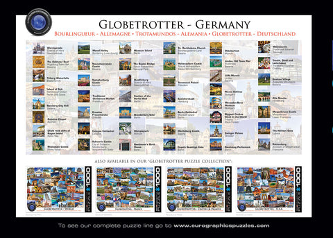 EuroGraphics Globetrotter Germany 1000 Pieces Puzzle - www.toybox.ae
