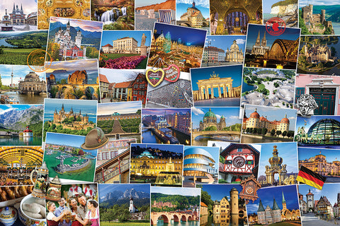 EuroGraphics Globetrotter Germany 1000 Pieces Puzzle - www.toybox.ae