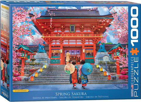 Eurographics Asia House By David Mclean- 1000 Pcs Puzzle - www.toybox.ae