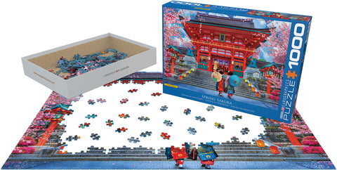 Eurographics Asia House By David Mclean- 1000 Pcs Puzzle - www.toybox.ae