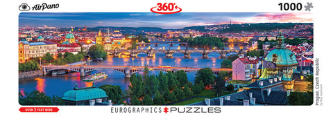 Eurographics Prague Czech Republic - 1000 Pcs Panoramic Puzzle - www.toybox.ae