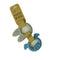 Bioplastic Tiny Teether Ring - Rabbit & Pig (Blue/Grey) - www.toybox.ae