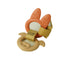 Bioplastic Tiny Teether Ring - Rabbit & Pig (Coral/Beige) - www.toybox.ae