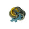 Bioplastic Tiny Teether Ring Chain - Turtle (Blue) - www.toybox.ae