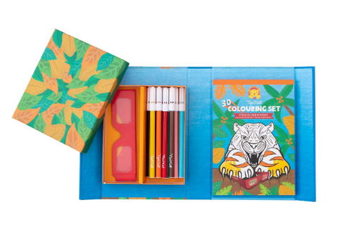 Tiger Tribe 3D Colouring Set - Fierce Creatures - www.toybox.ae
