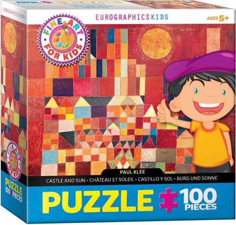 Eurographics Castle And Sun By Paul Klee -1000 Pcs Puzzle - www.toybox.ae