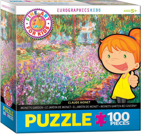 EuroGraphics Monet'S Garden By Claude Monet 100 Pieces Puzzle - www.toybox.ae