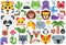 EuroGraphics Emojipuzzle-Wild Animals 100-Piece Puzzle - www.toybox.ae