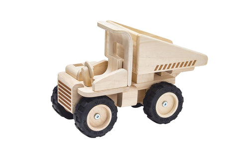 Plantoys Wooden Dump Truck - www.toybox.ae